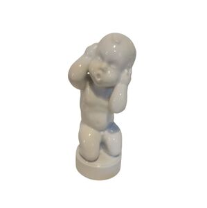 B&G (Bing & Grondahl) White Boy Figurine Holding His Head - #2209 - Denmark